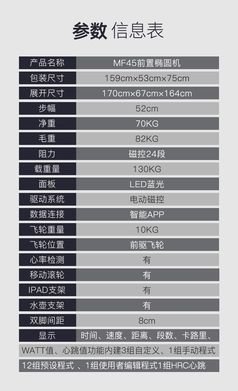 美国快猫短视频官网-MF45前置椭圆机(图16)